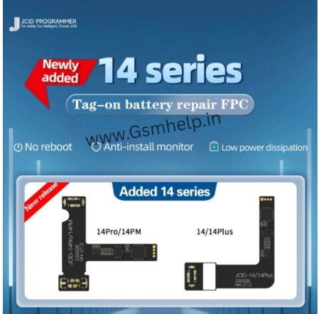 JCID V1SE EXTERNAL BATTERY TAG ON FPC FLEX CABLE FOR IPHONE 11 TO 14 PRO MAX JCID V1SE EXTERNAL BATTERY TAG ON FPC FLEX CABLE FOR IPHONE 11 TO 14 PRO MAX
