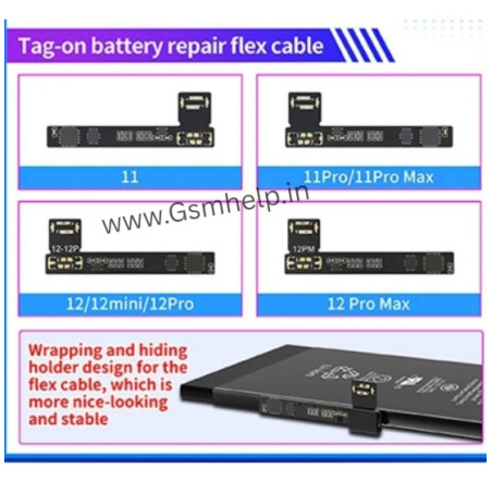 JCID V1SE EXTERNAL BATTERY TAG ON FPC FLEX CABLE FOR IPHONE 11 TO 14 PRO MAX JCID V1SE EXTERNAL BATTERY TAG ON FPC FLEX CABLE FOR IPHONE 11 TO 14 PRO MAX