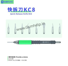 MiJing KC8 Quick Release Knife CPU Glue Removal Knife For Mobile Phone Repair Motherboard Engraving CPU Opener Knife Blade