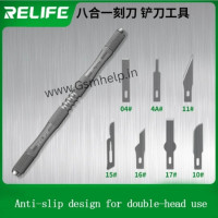 Relife RL-101B Aluminum Alloy Material 6 Blades Knife Set