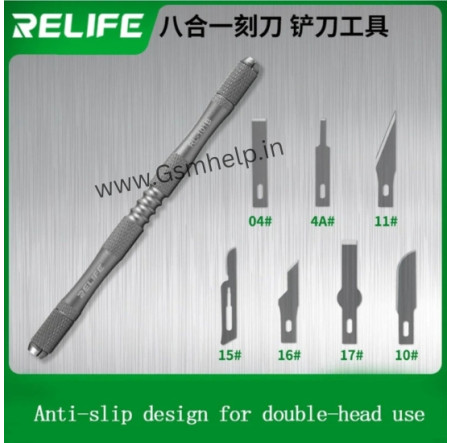 Relife RL-101B Aluminum Alloy Material 6 Blades Knife Set Relife RL-101B Aluminum Alloy Material 6 Blades Knife Set