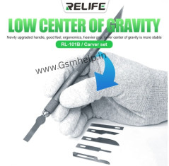 Relife RL-101B Aluminum Alloy Material 6 Blades Knife Set
