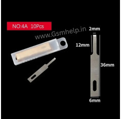 10Pcs No 4A Carving Blades For CPU PCB Glue Cutting Blade For PCB Repair