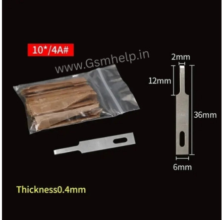 10Pcs No 4A Carving Blades For CPU PCB Glue Cutting Blade For PCB Repair 10Pcs No 4A Carving Blades For CPU PCB Glue Cutting Blade For PCB Repair