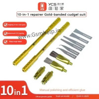 YCS 10 in 1 Multifunctional CPU Glue Removal Blade with Handle Set