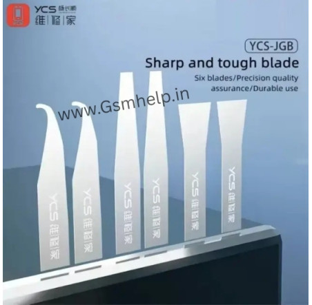 YCS 10 in 1 Multifunctional CPU Glue Removal Blade with Handle Set