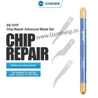 SUNSHINE SS-101F IC REPAIR ADVANCED BLADE SET FOR SEPARATING DOT MATRIX / GLUE REMOVAL / CHIP REMOVAL