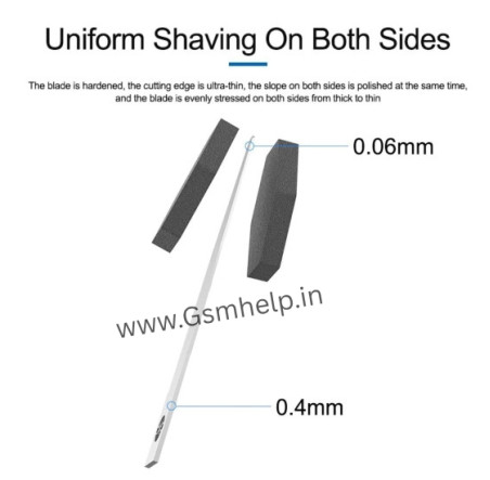 SUNSHINE SS-101F IC REPAIR ADVANCED BLADE SET FOR SEPARATING DOT MATRIX / GLUE REMOVAL / CHIP REMOVAL