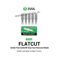 2UUL DA28 FlatCut Solder Pad Glue Removal Blades for Mobile Motherboard & PCB Repair