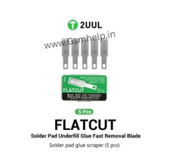 2UUL DA28 FlatCut Solder Pad Glue Removal Blades for Mobile Motherboard & PCB Repair