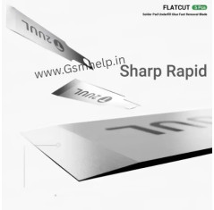 2UUL DA28 FlatCut Solder Pad Glue Removal Blades for Mobile Motherboard & PCB Repair