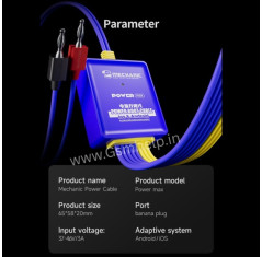 Mechanic Power Max Intelligent Anti-burning Power Boot Cable for iPhone 6 to 15PM & Android (12V Input)