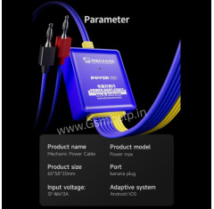 Mechanic Power Max Intelligent Anti-burning Power Boot Cable for iPhone 6 to 15PM & Android (12V Input)