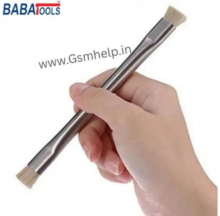 BABA 2 in 1 Stainless Steel PCB Board Cleaning Brush for Mobile Mainboard Computer Motherboard Circuit Board Cleaning