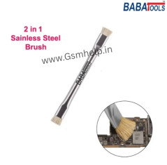 BABA 2 in 1 Stainless Steel PCB Board Cleaning Brush for Mobile Mainboard Computer Motherboard Circuit Board Cleaning
