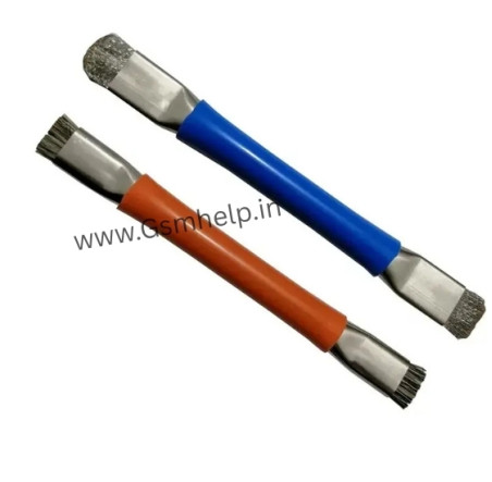 BT-207 Anti Static Double Head Repair Hard Brush for Mobile Phone Motherboard Cleaning