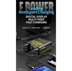 Mechanic F-Power 6 (40W) Smart LCD‑Display Charging Station