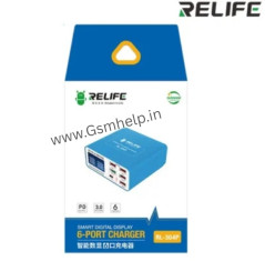 Relife RL304P Smart Digital Display 6 Port Charger