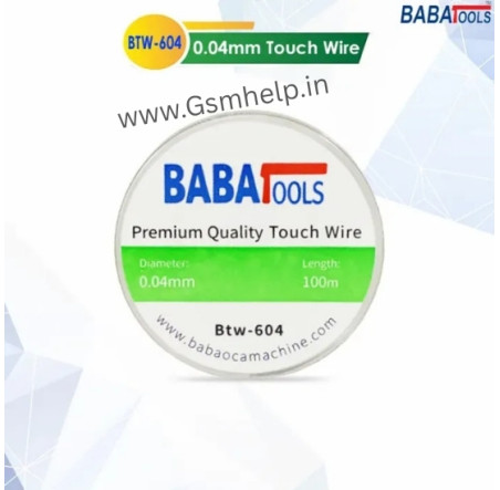Baba BTW-604 0.04mm Cutting Wire Touch Separator Hard Steel Cutting Wire L100M