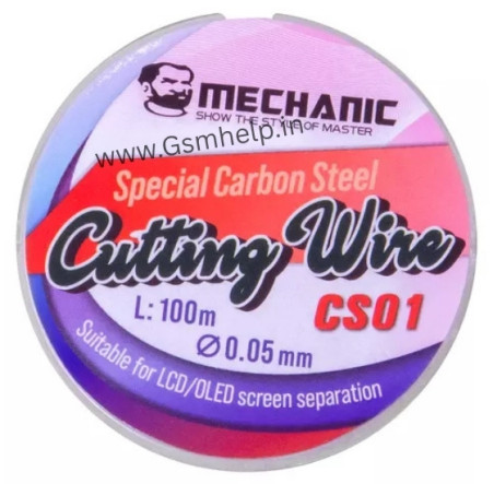 Glass Separator Wire Mechanic CS01, (0.05 mm, 100 m)