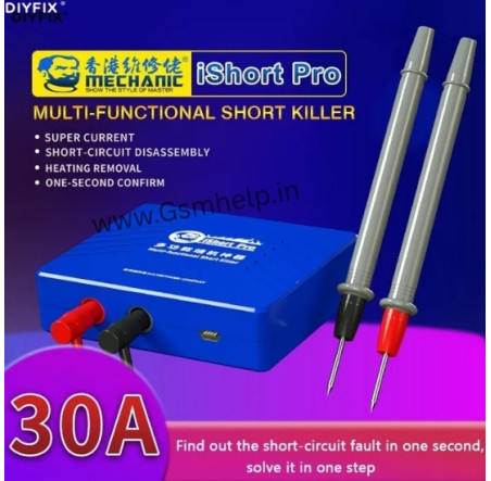 Mechanic iShort Pro Short killer PCB Circuit Burning Fault Detector Box 30A