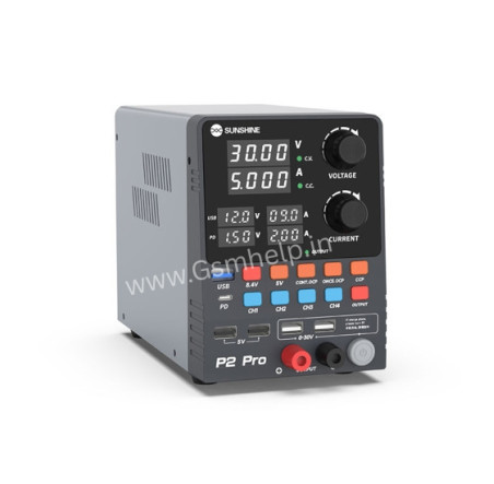 Sunshine P2 Pro 4-Segment Storage Channel High Precision Adjustable DC Stabilized Power Supply - 330W Sunshine P2 Pro 4-Segment Storage Channel High Precision Adjustable DC Stabilized Power Supply - 330W