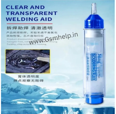 Mechanic SD360 Max Icing Flux Paste Transparent Solder Paste For PCB SMD BGA Soldering Repair Mechanic SD360 Max Icing Flux Paste Transparent Solder Paste For PCB SMD BGA Soldering Repair