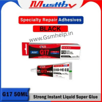 AAA+ G17 Quick Dry Strong Adhesive Glue For Back Cover /Middle Frame Mobile Phone Glue 50ML (Black)