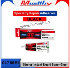 AAA+ G17 Quick Dry Strong Adhesive Glue For Back Cover /Middle Frame Mobile Phone Glue 50ML (Black)