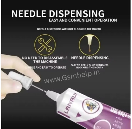 Lanrui I9 Strong Black Adhesive Glue 55ml for Mobile Phone Repairing