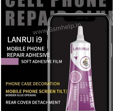 Lanrui I9 Strong Black Adhesive Glue 55ml for Mobile Phone Repairing