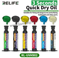 Relife RL-UVH902 3S UV Quick Curing Solder Mask for Mobile Phone Jumper Wire Mask