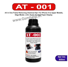 AT-001 All in One Frame Removing Liquid For iPhone X to Upper Models/ Edge Model/ Lcd/ Super Emoled Paper Display