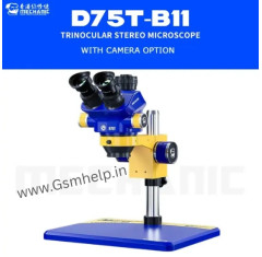Mechanic D75T-B11 Industrial Trinocular Stereo Microscope With 0.5X Lens