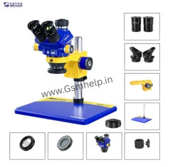 Mechanic D75T-B11 Industrial Trinocular Stereo Microscope With 0.5X Lens