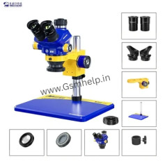 Mechanic D75T-B11 Industrial Trinocular Stereo Microscope With 0.5X Lens