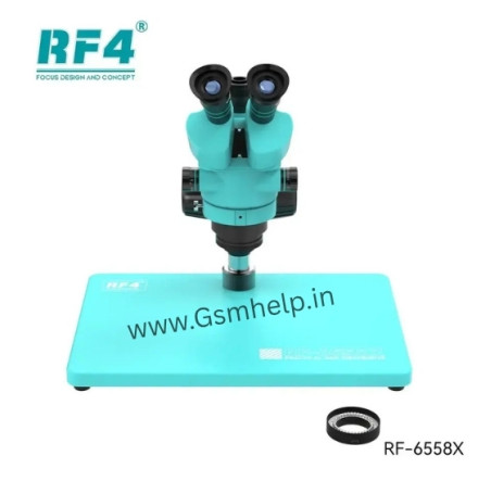 RF4 RF 6558X 6.5-58X Synchronous Zoom Trinocular Stereo Microscope RF4 RF 6558X 6.5-58X Synchronous Zoom Trinocular Stereo Microscope