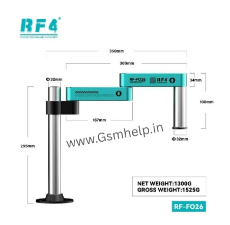 RF4 RF-FO26 360-Degree Rotating Lift Adjustable Microscope Swing Arm Stand RF4 RF-FO26 360-Degree Rotating Lift Adjustable Microscope Swing Arm Stand