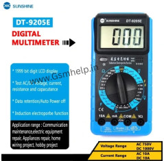 Sunshine DT-9205E Auto Digital Multimeter