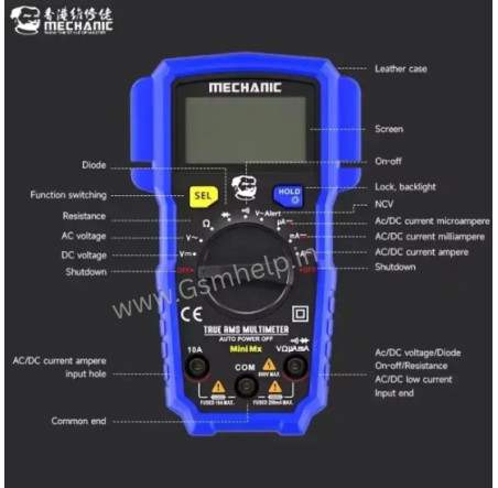 Mechanic Mini MX Intelligent Mini Multimeter
