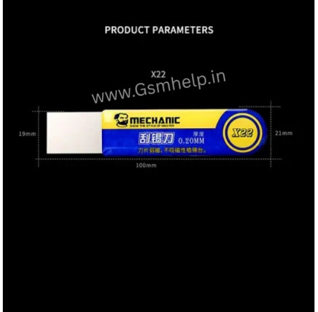 Mechanic X22 Metal Scraping Tin Knife For Bga Clean Solder Paste Mechanic X22 Metal Scraping Tin Knife For Bga Clean Solder Paste