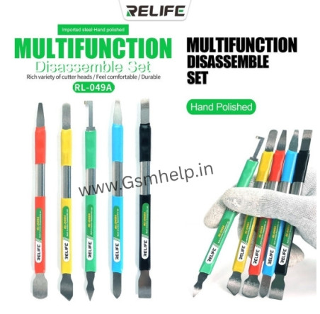 RELIFE RL-049A 10 IN 1 DOUBLE-HEADED MULTI-FUNCTION PRYING KNIFE SET