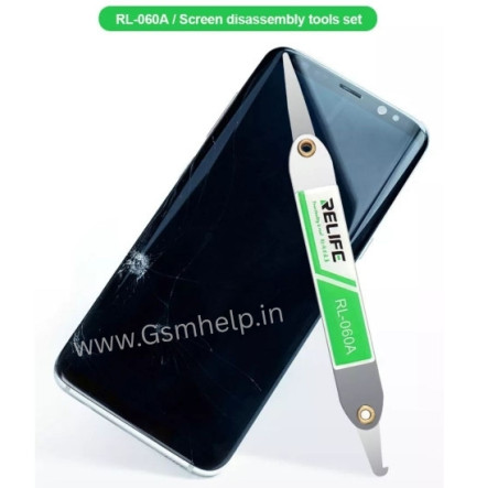 RELIFE RL-060A EDGE DISPLAY TEARDOWN KNIFE WITH SANDPAPER