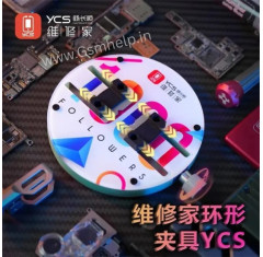 YCS GHKJ Universal Mobile Phone Motherboard Circular Glass PCB Fixture Stand