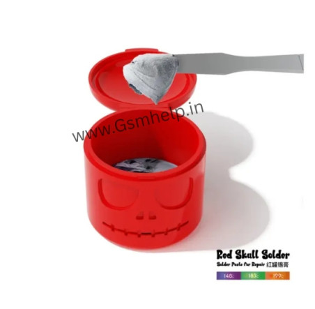 2uul Red Skull Solder Paste-183c-50g Tin Paste for Mobile phone Repair