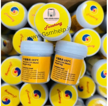 Fonekong 138 183 Degree PPD Solder Paste For PCB BGA Reballing