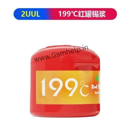 2uul Red Skull Solder Paste-199c-50g Tin Paste for Mobile phone Repair