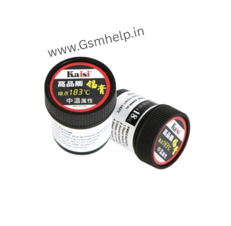 KAISI 183°C HIGH-TEMPERATURE MELTING POINT LEAD-FREE SOLDER PASTE FOR MOBILE PHONE BGA REPAIR - 40G