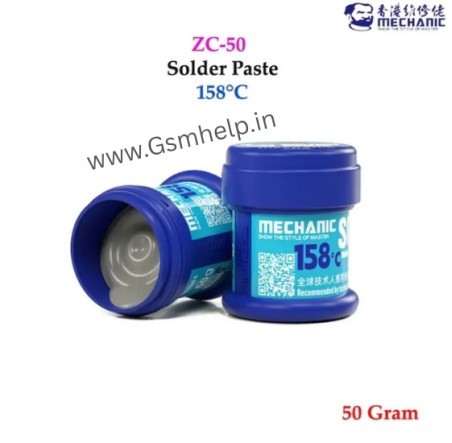 Mechanic ZC50 Solder Paste 158C for BGA Tin Planting Welding Mobile Phone BGA CPU PCB Repair