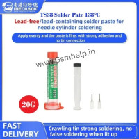 Mechanic TS38 Solder Flux Paste Low Temperature 138C PCB IC Soldering Paste